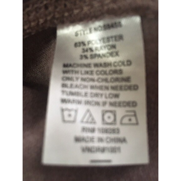 Vintage Havana women Pullover Sweatshirt size Small Wine Brown Soft Brushed Knit - Picture 4 of 4